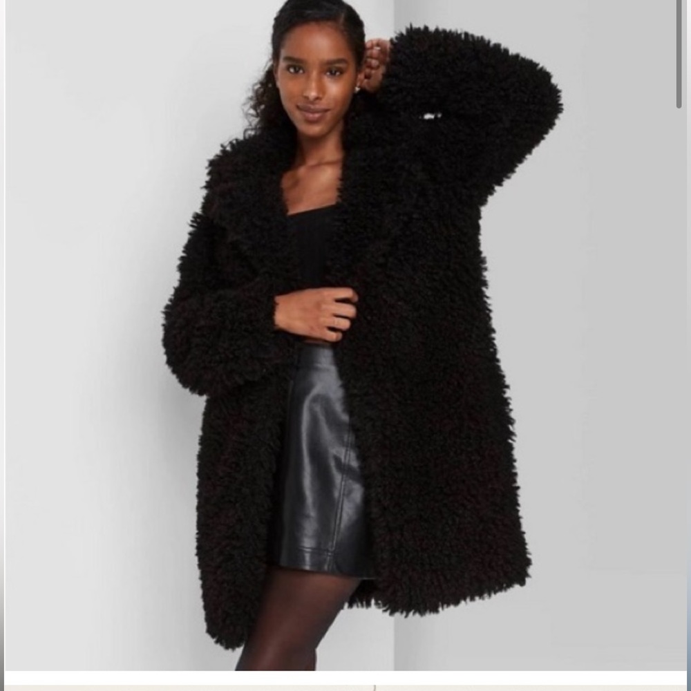 Faux fur coat NWT